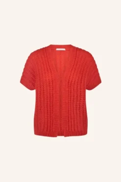 By bar Gilets<anna cardigan | lipstick