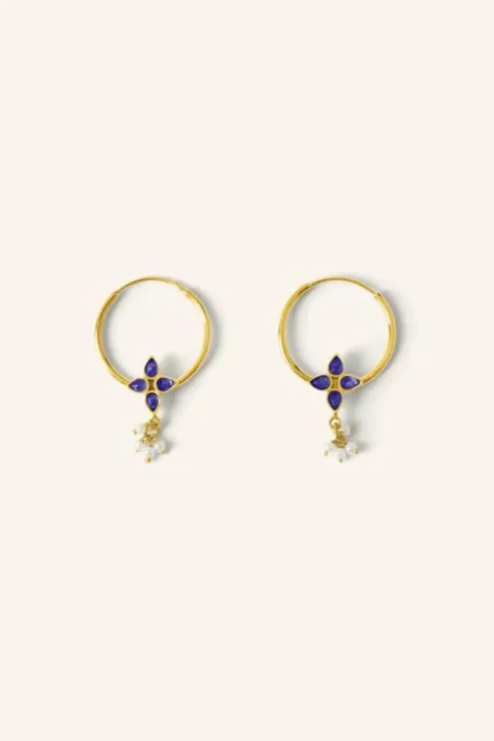 By bar Boucles D'oreilles<asha earring | blue