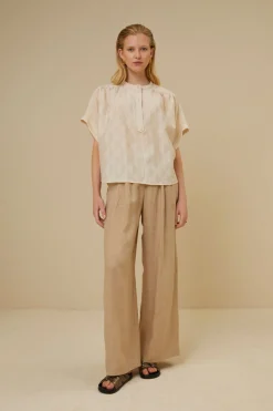 By bar Chemisiers<axel geo blouse | chalk