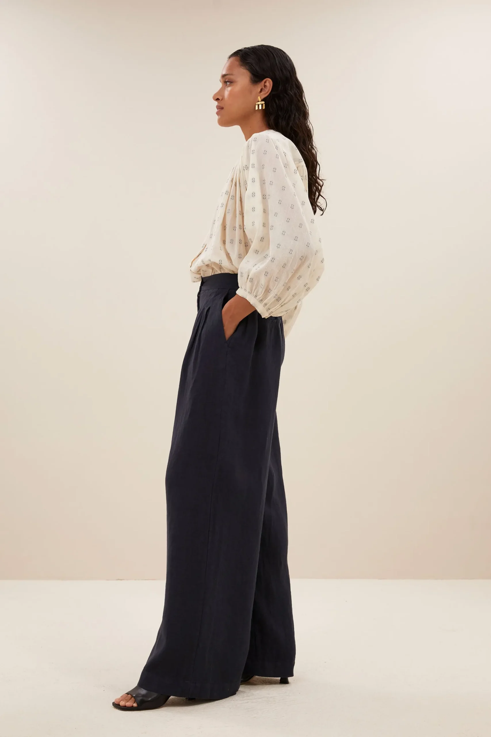 By bar Chemisiers<becky dali blouse | dali blue