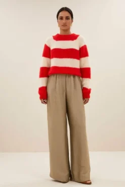 By bar Pantalon<benji gloss pants | gold