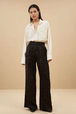 By bar Pantalon<benji paisley pants | paisley dots