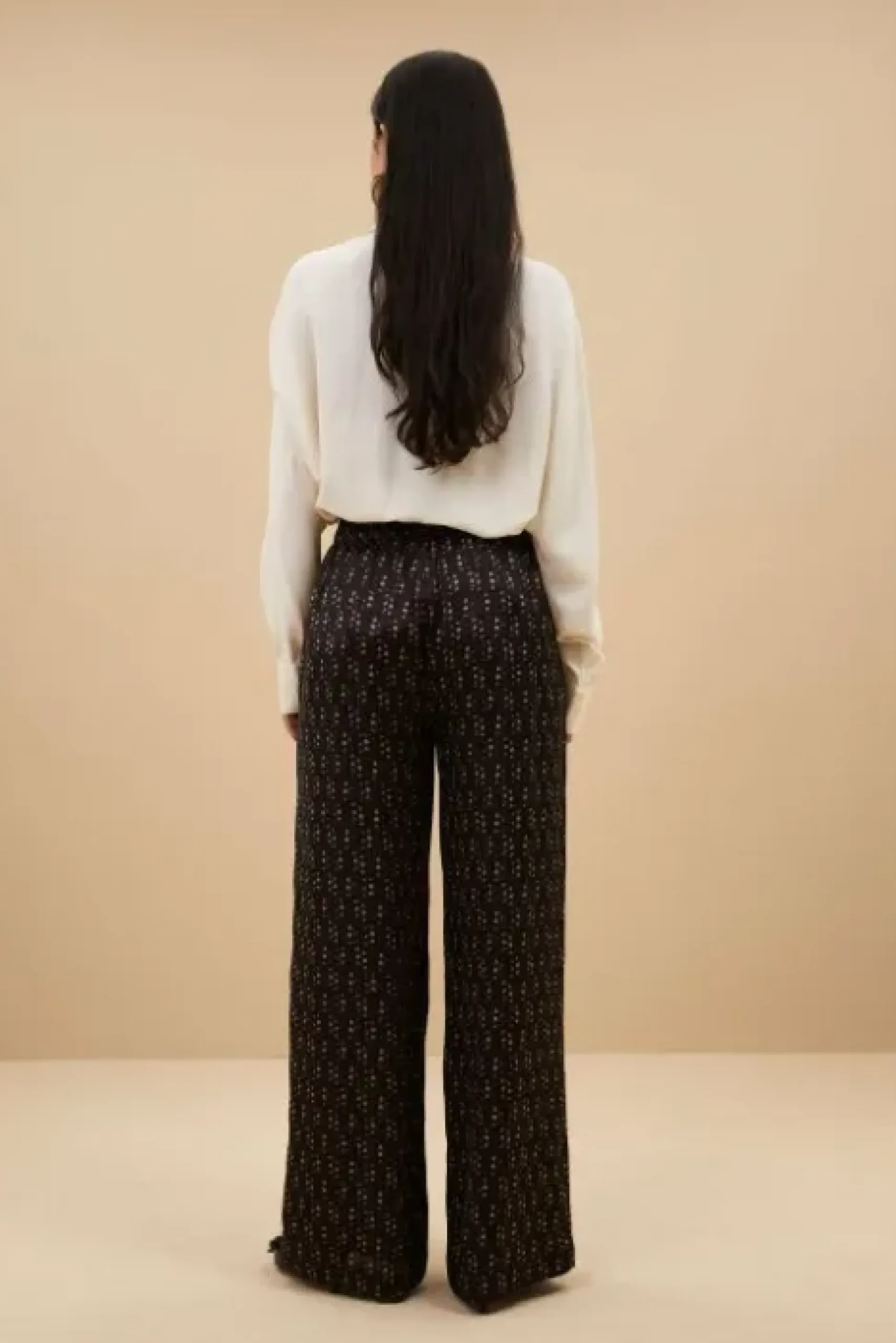 By bar Pantalon<benji paisley pants | paisley dots