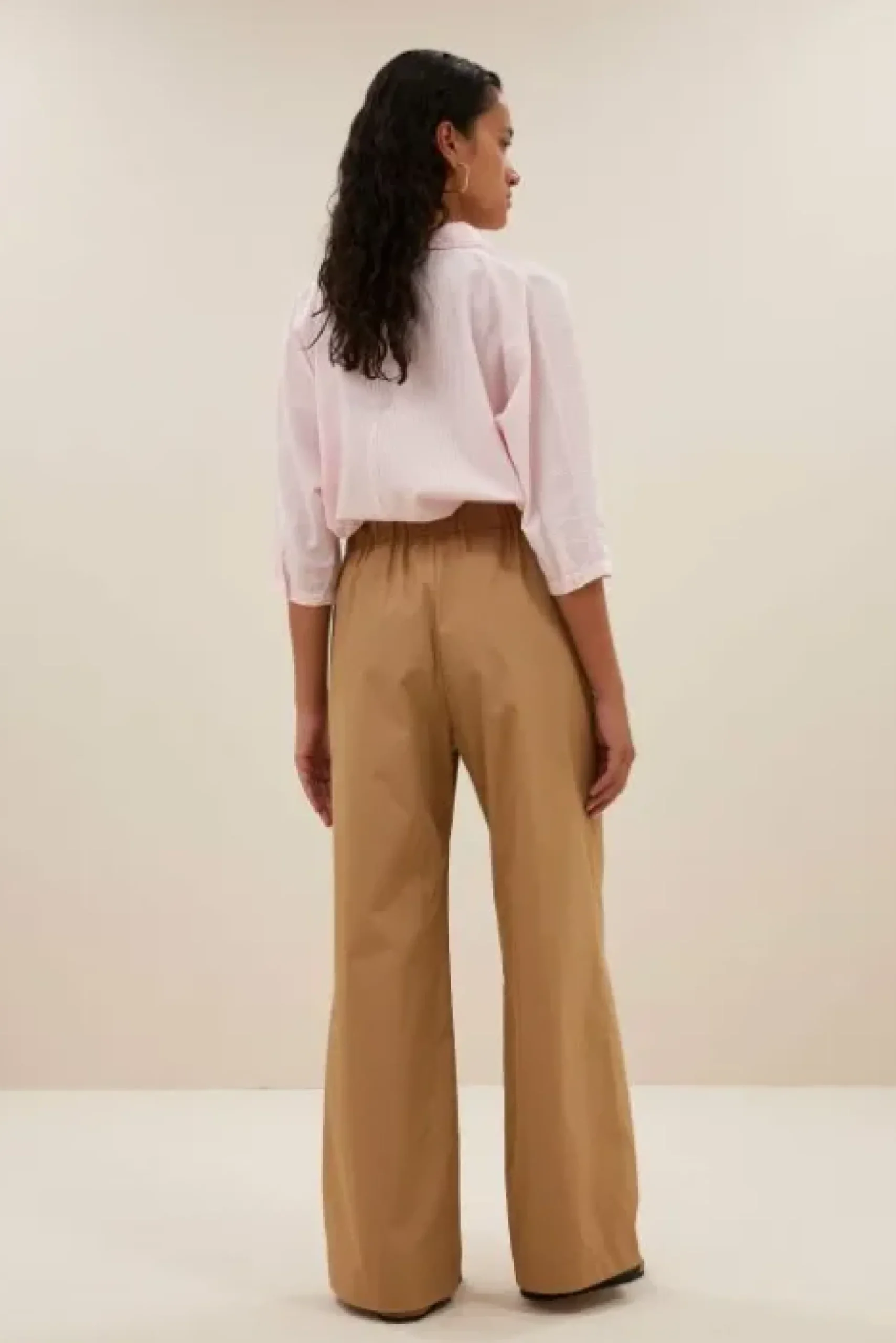 By bar Pantalon<benji poplin pants | camel