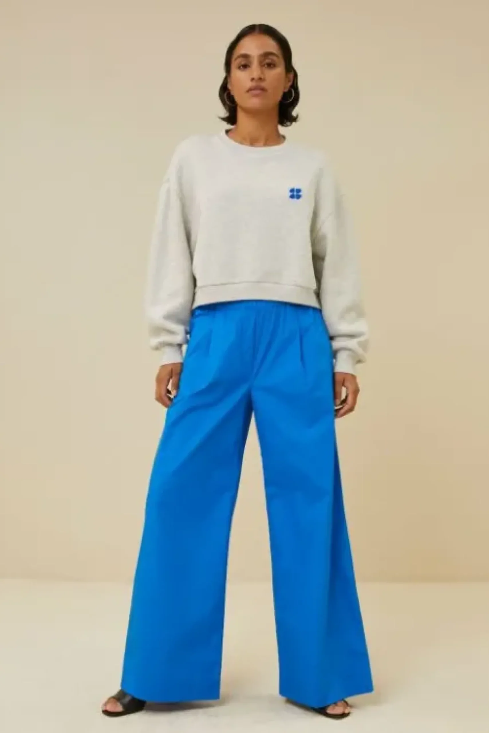 By bar Pantalon<benji poplin pants | skydiver