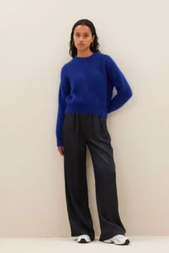 By bar Pantalon<benji satin pants | midnight