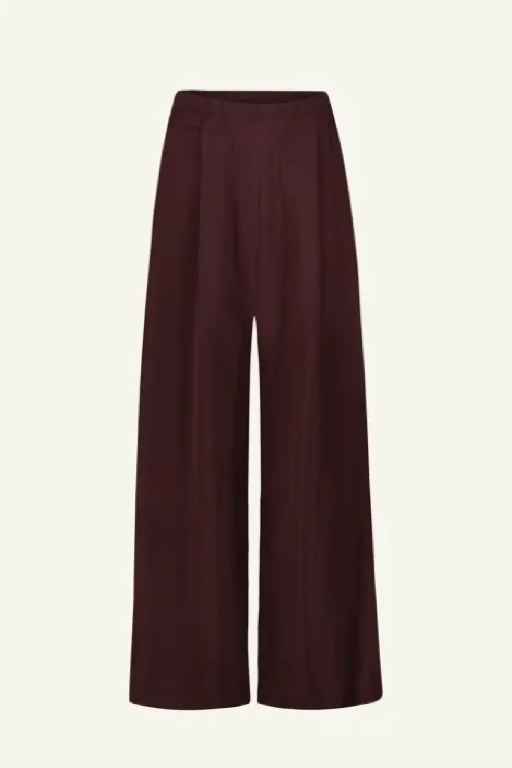 By bar Pantalon<benji satin stripe pants | pecan