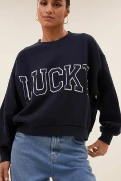 By bar Pulls|Maillots<bibi patchwork sweater | midnight