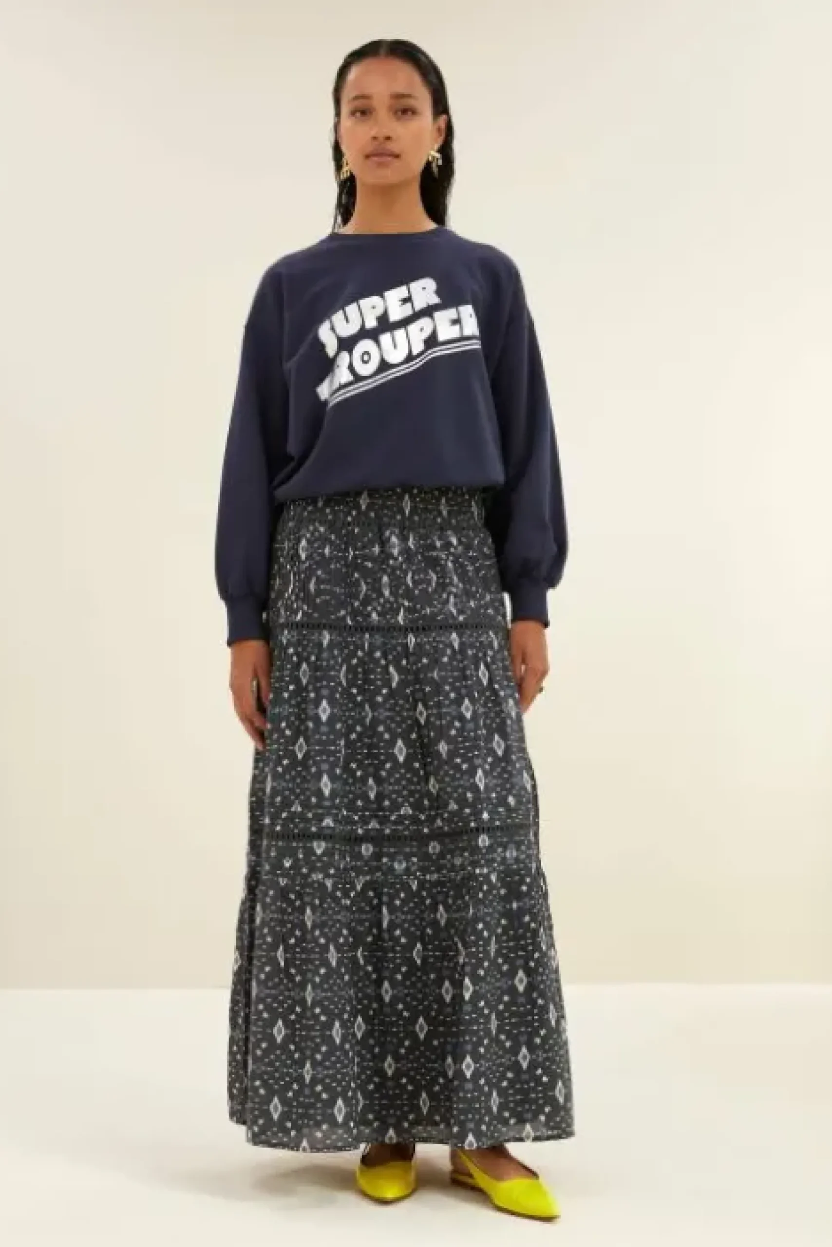 By bar Pulls|Maillots<bibi super sweater | uniform blue