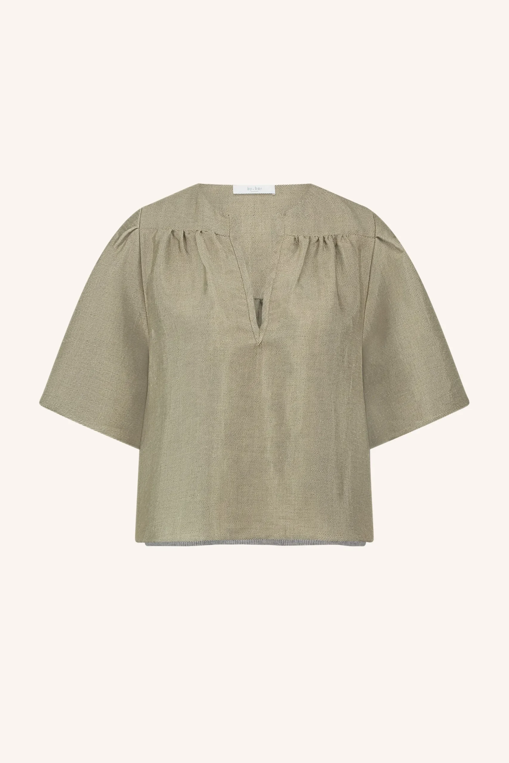 By bar Chemisiers<blake gloss blouse | gold