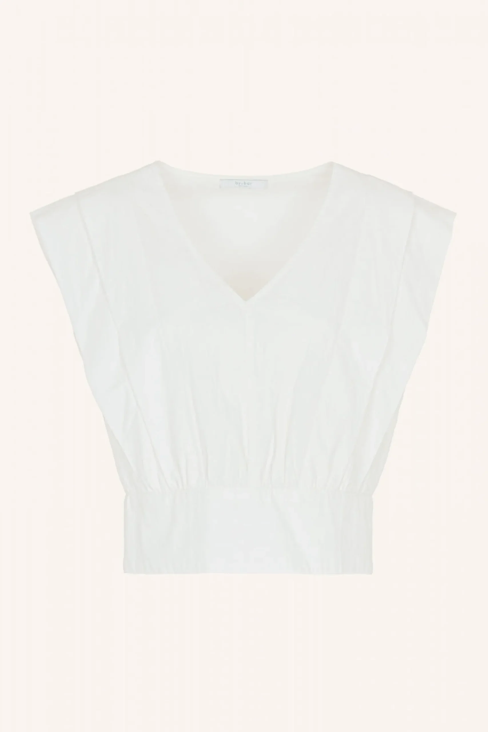 By bar Chemisiers<cathy poplin blouse | white