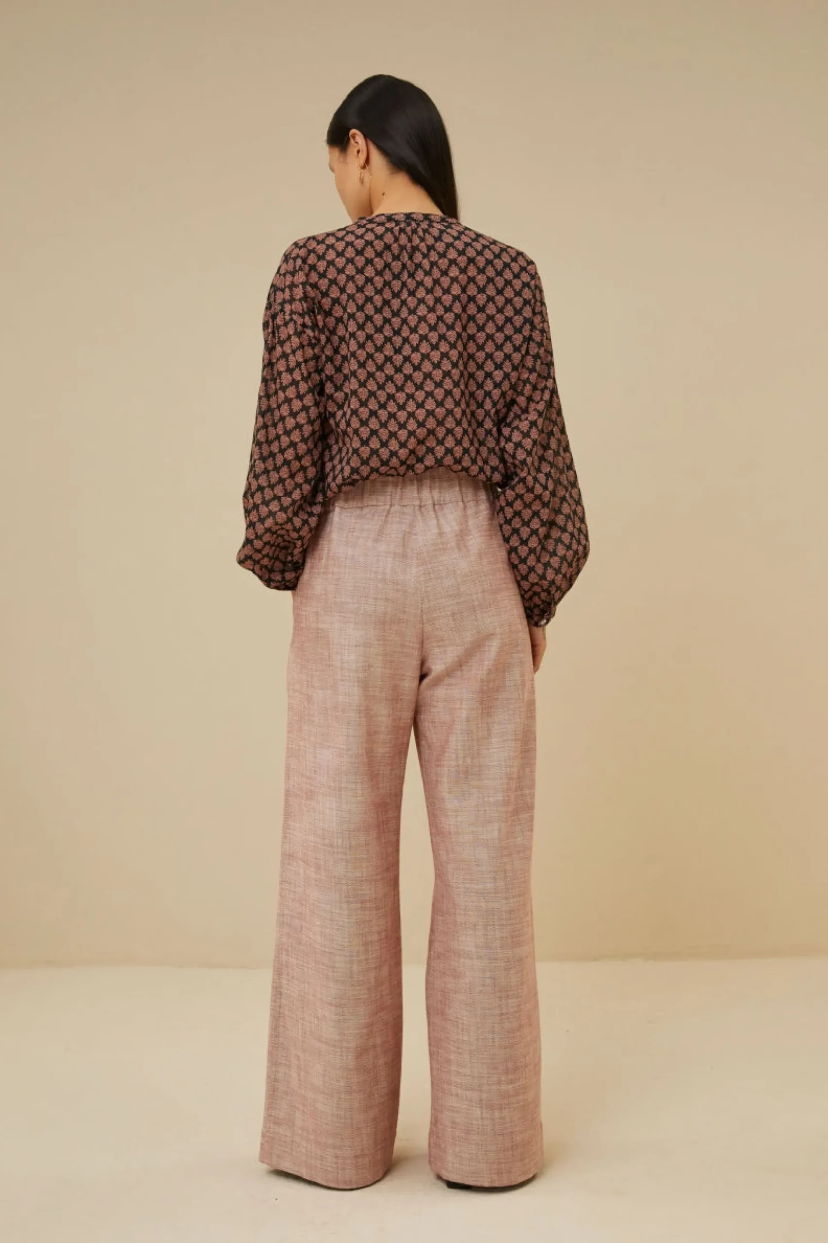 By bar Chemisiers<cecile leaf blouse | leaf print