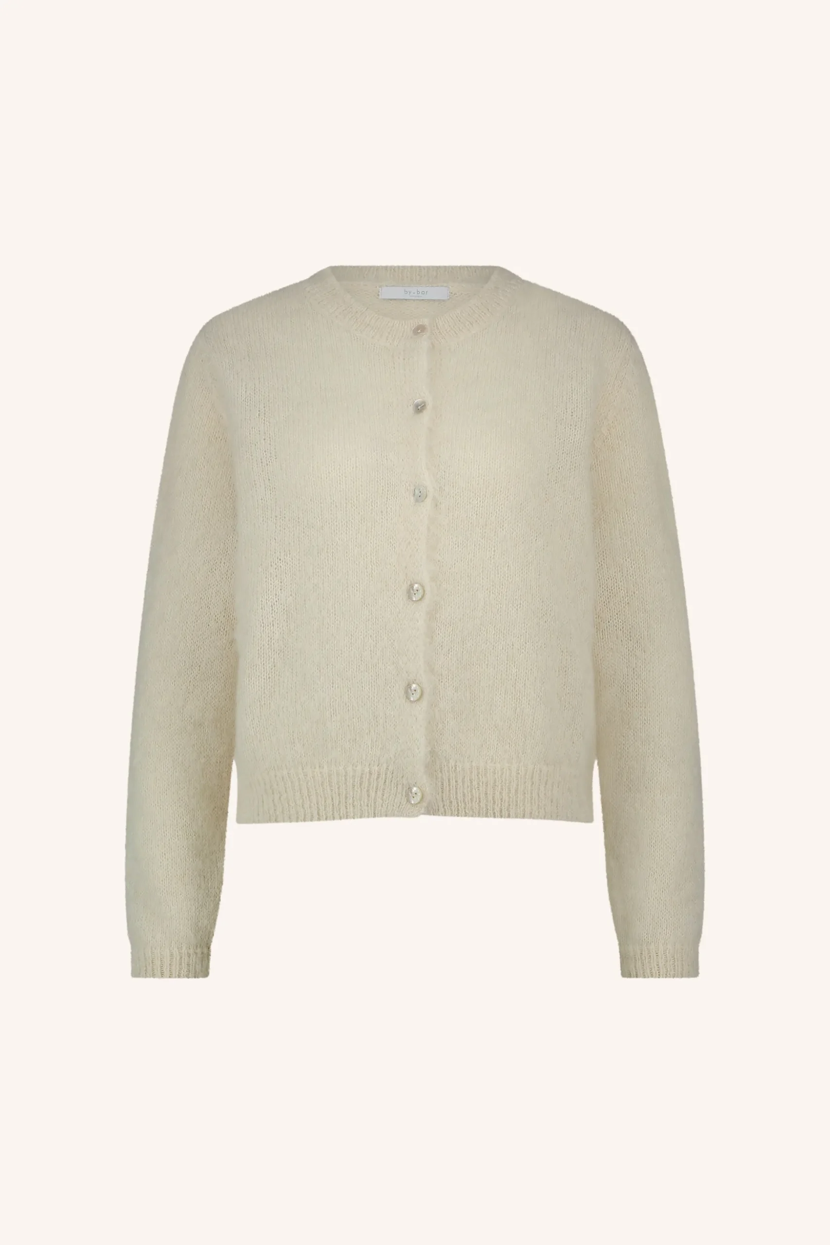 By bar Gilets<cleo natural cardigan | off white