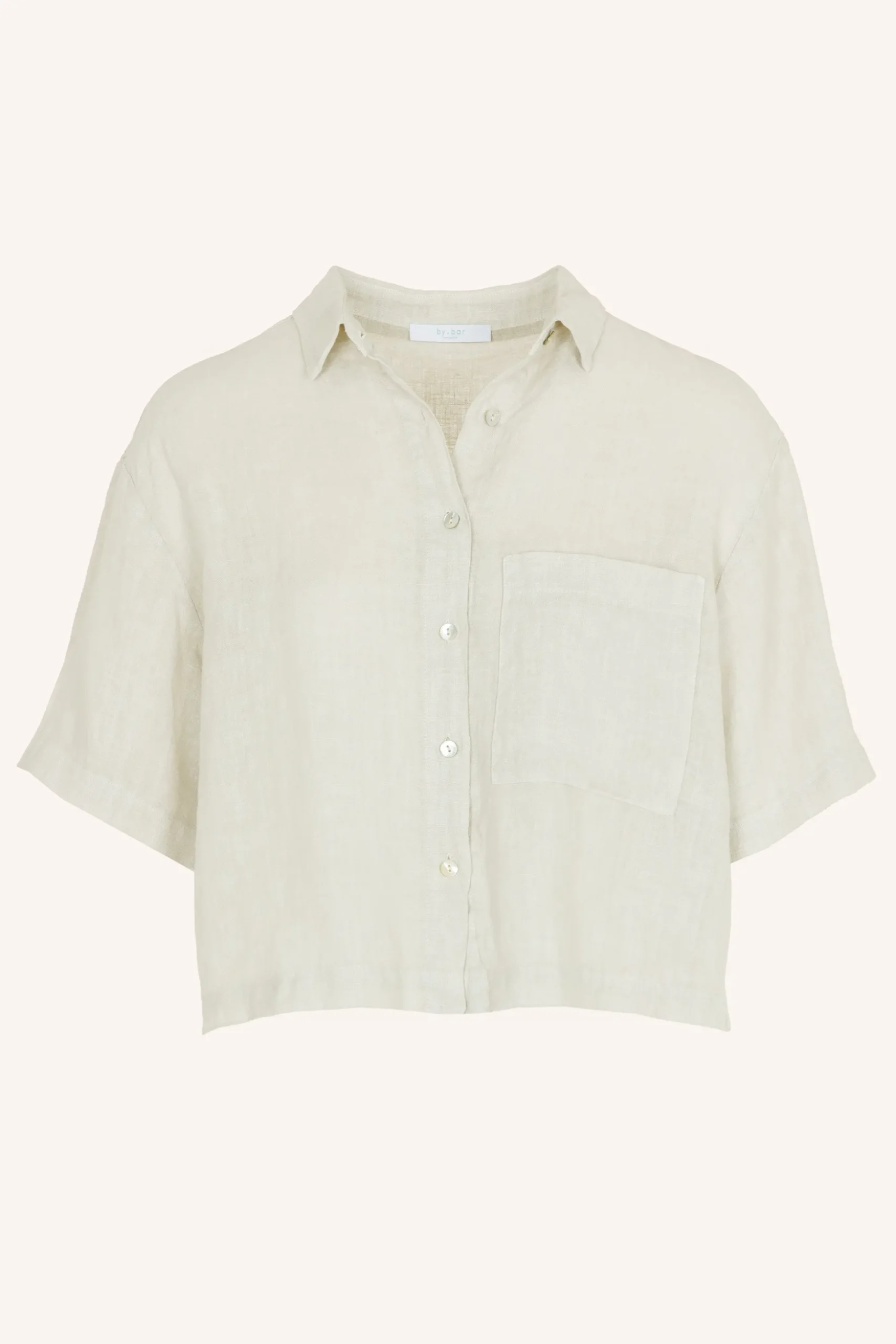 By bar Chemisiers<cris linen blouse | chalk