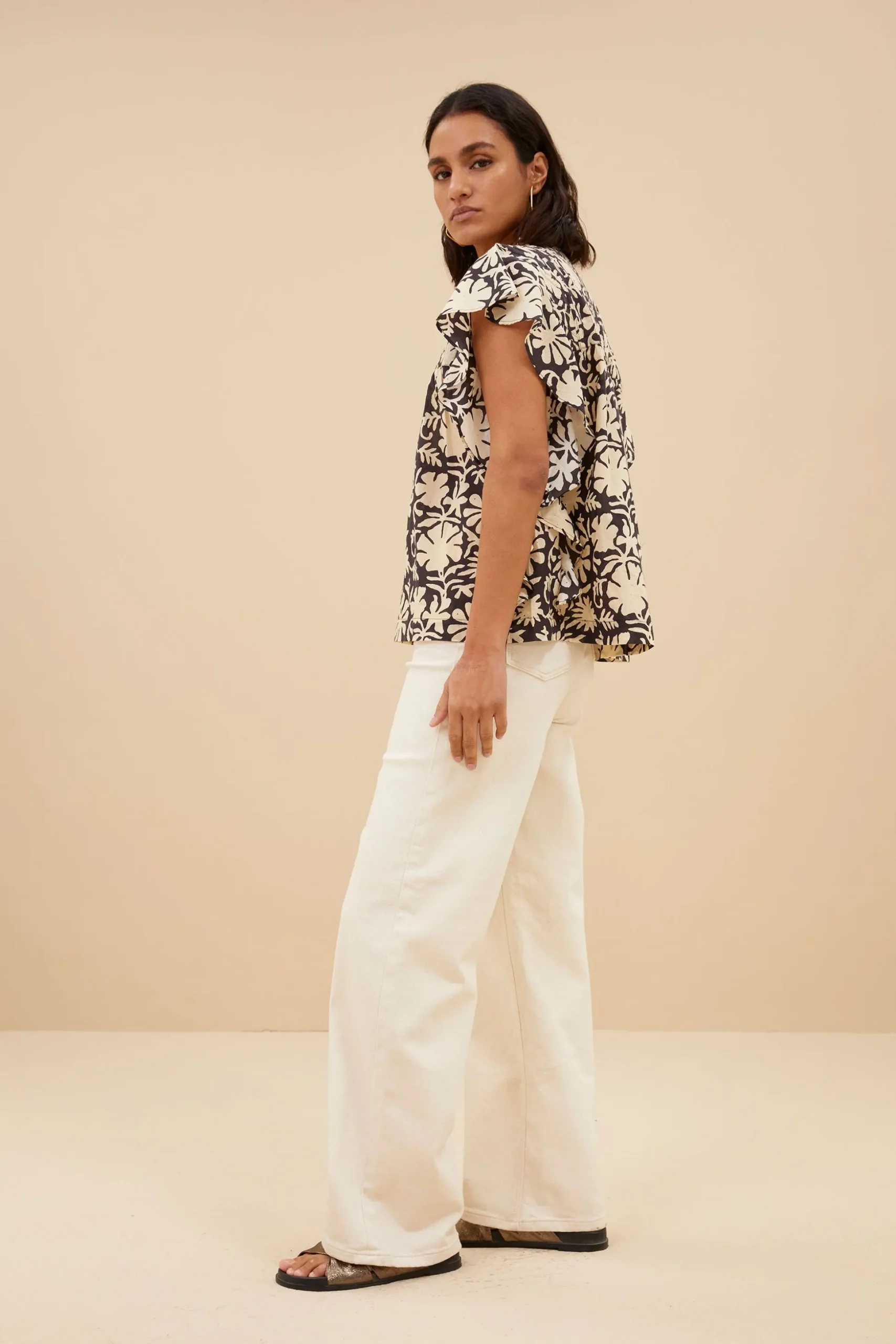By bar Chemisiers<danee veda blouse | veda print