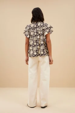 By bar Chemisiers<danee veda blouse | veda print
