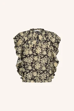 By bar Chemisiers<danee veda blouse | veda print