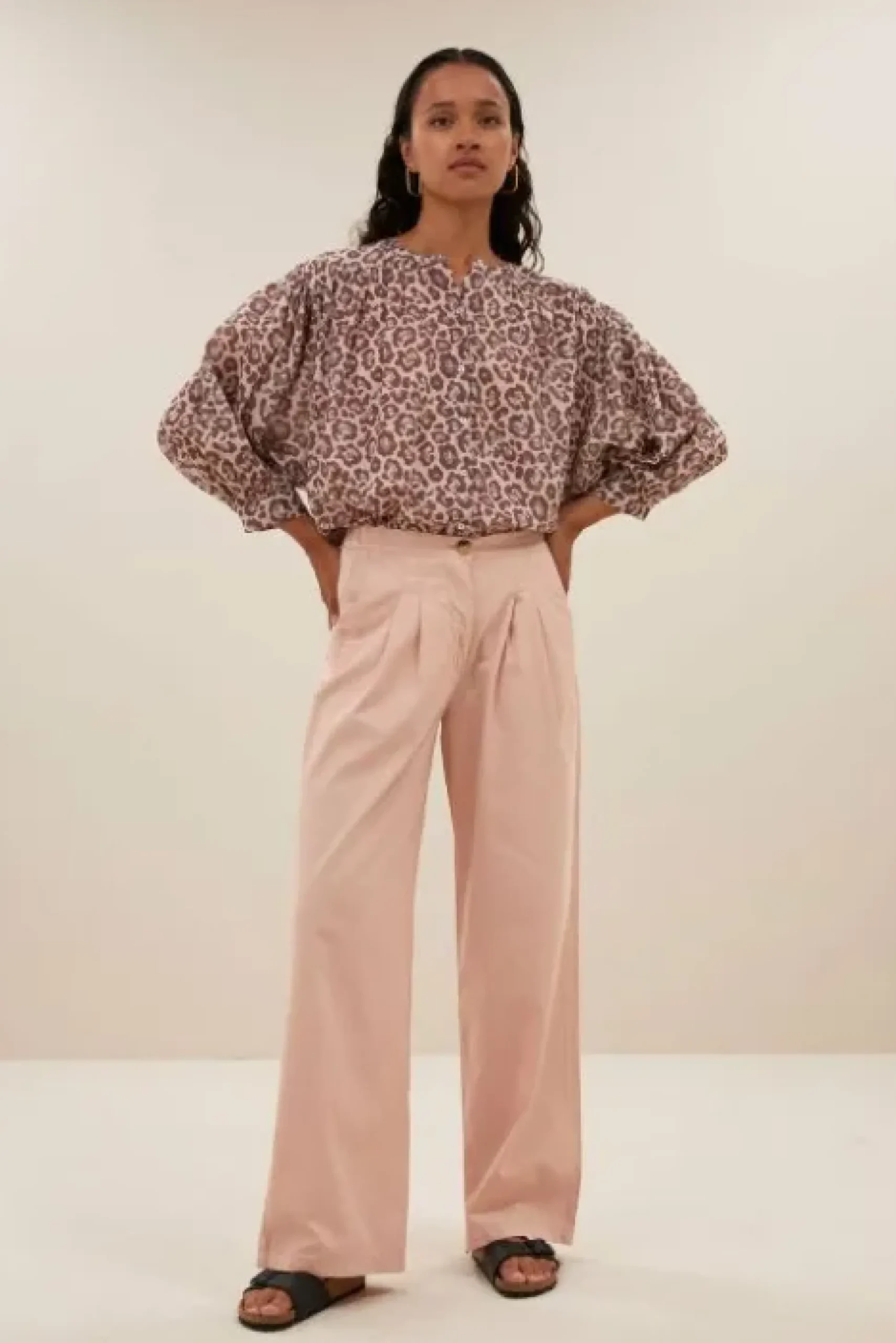 By bar Pantalon<dune pants | light pink