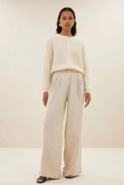 By bar Pantalon<eli linen pant | linen