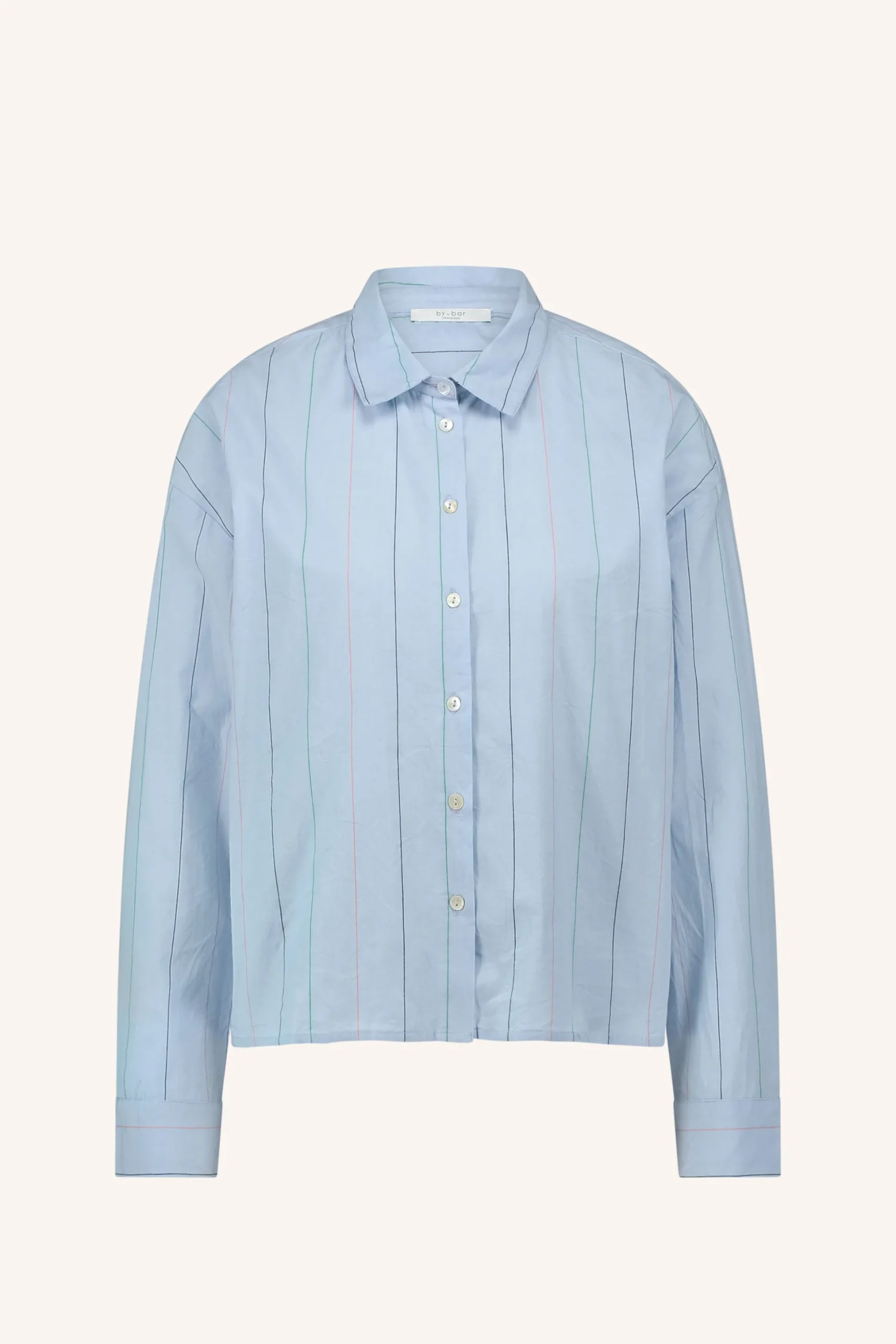 By bar Chemisiers<elvie stripe chambray blouse | light blue stripe