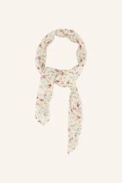 By bar Écharpes Et Chapeaux<flower cotton scarf | little flower print