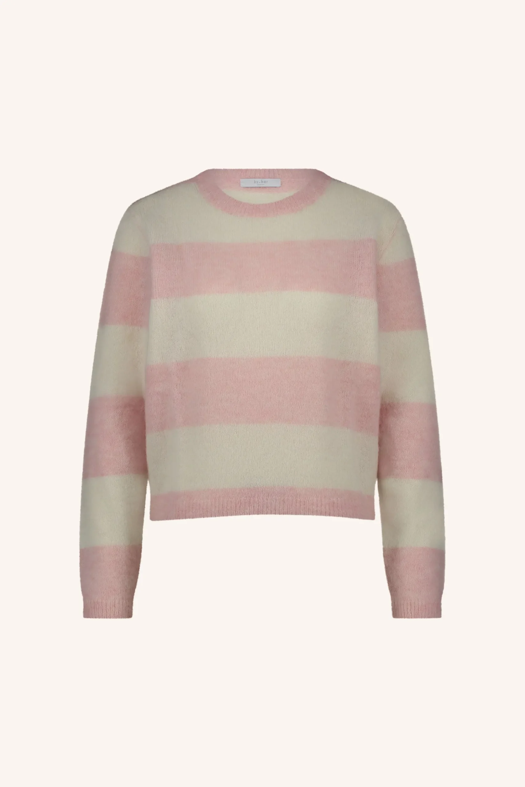 By bar Maillots<gwen big stripe pullover | pink big stripe