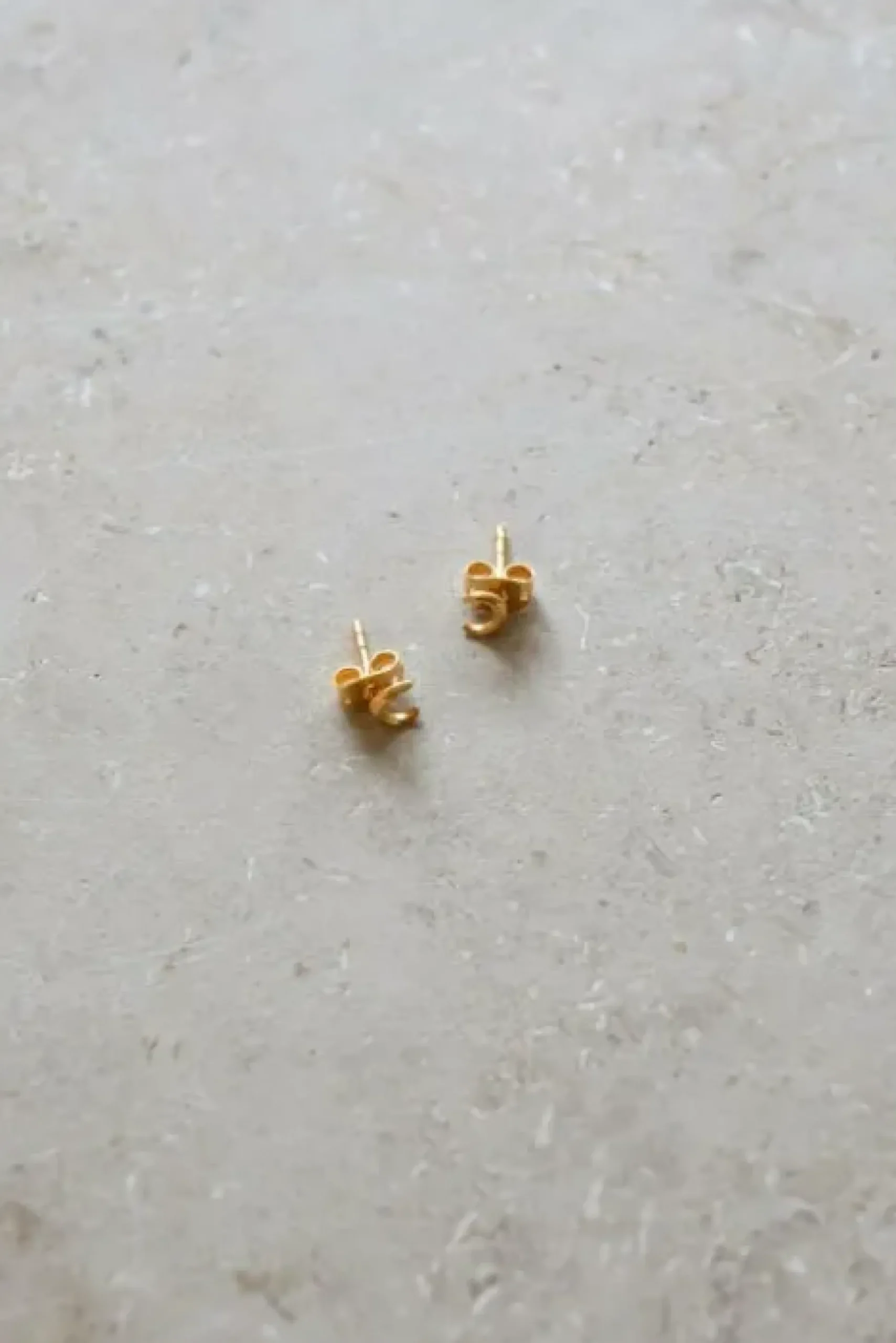 By bar Boucles D'oreilles|Bijoux<half moon earring | gold