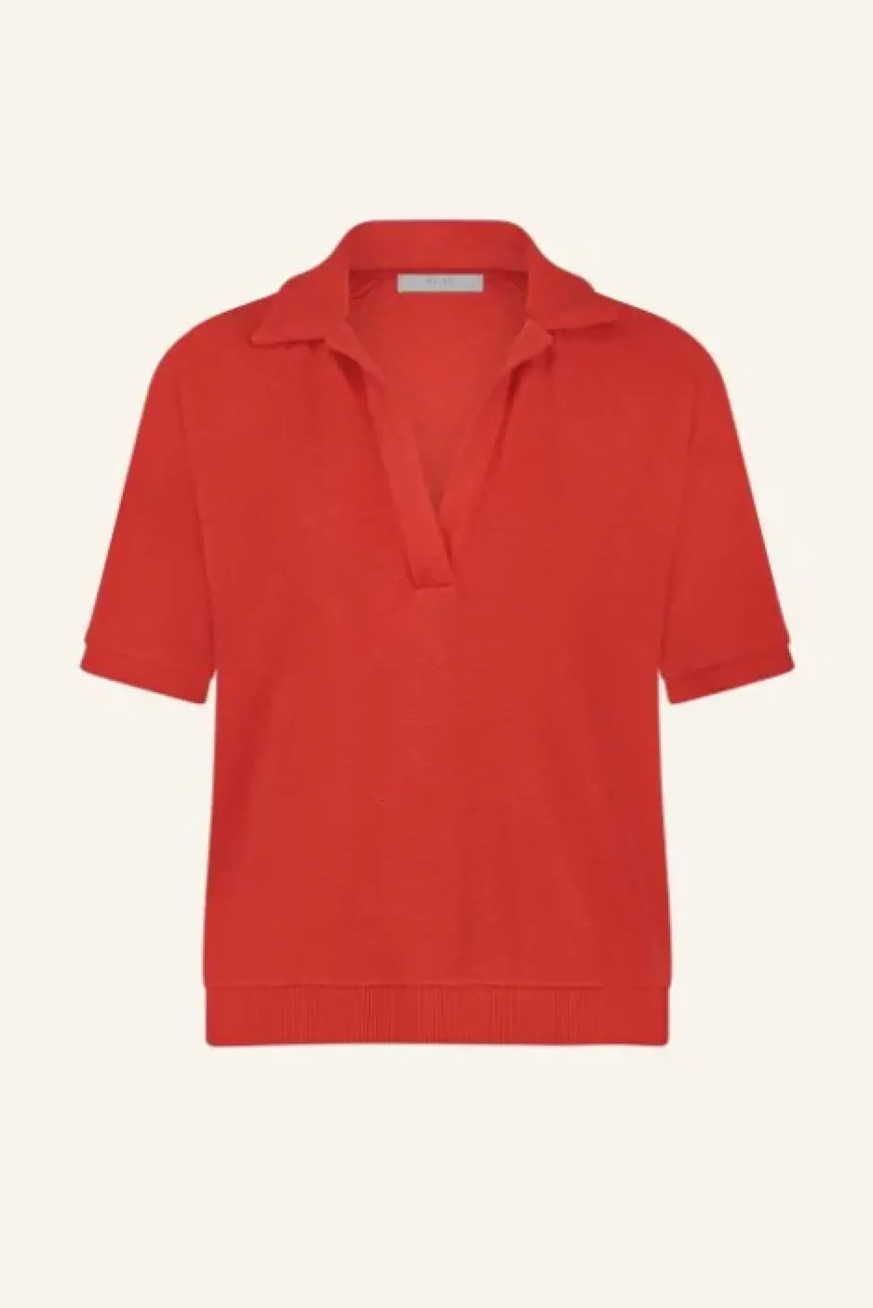 By bar Tops & T-shirts<harper slub top | poppy red