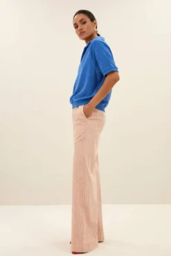 By bar Tops & T-shirts<harper slub top | queens blue