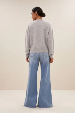 By bar Maillots<holly ls pullover | grey melee