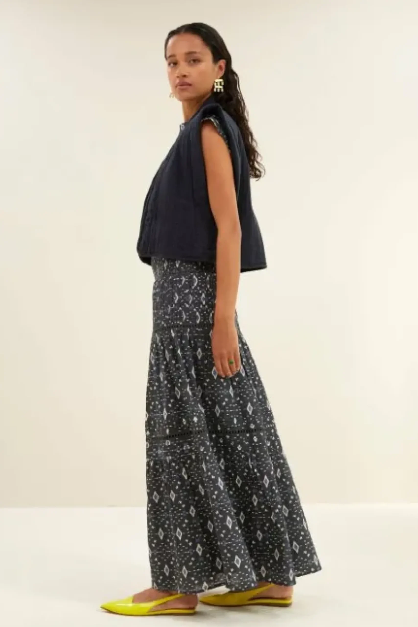 By bar Gilets & Spencers|Vestes<isla embroidery jacket | midnight