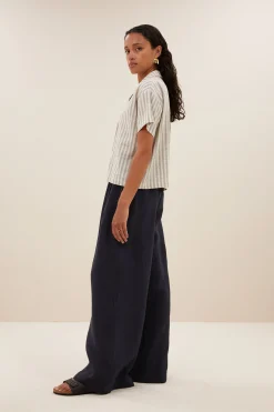 By bar Chemisiers<jake marine blouse | marine stripe