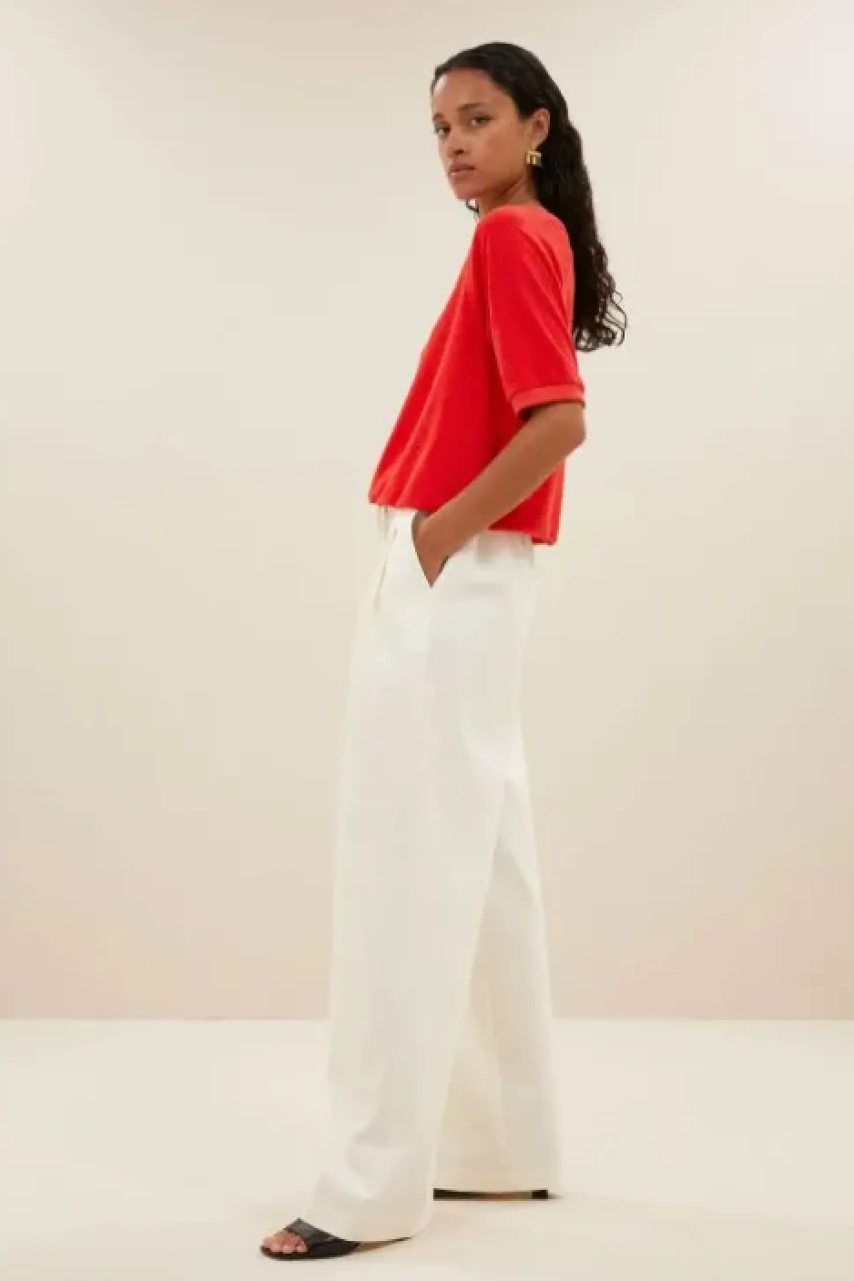By bar Pantalon<jaxx twill pants | off white