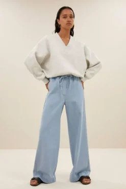 By bar Pantalon<jeff denim pants | light denim