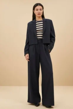 By bar Vestes<jody stripe blazer | dark navy
