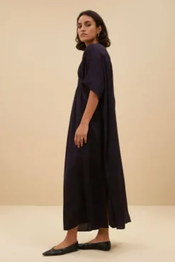 By bar Robes<kaftan square dress | square print