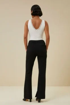 By bar Tops & T-shirts<lace singlet | off white