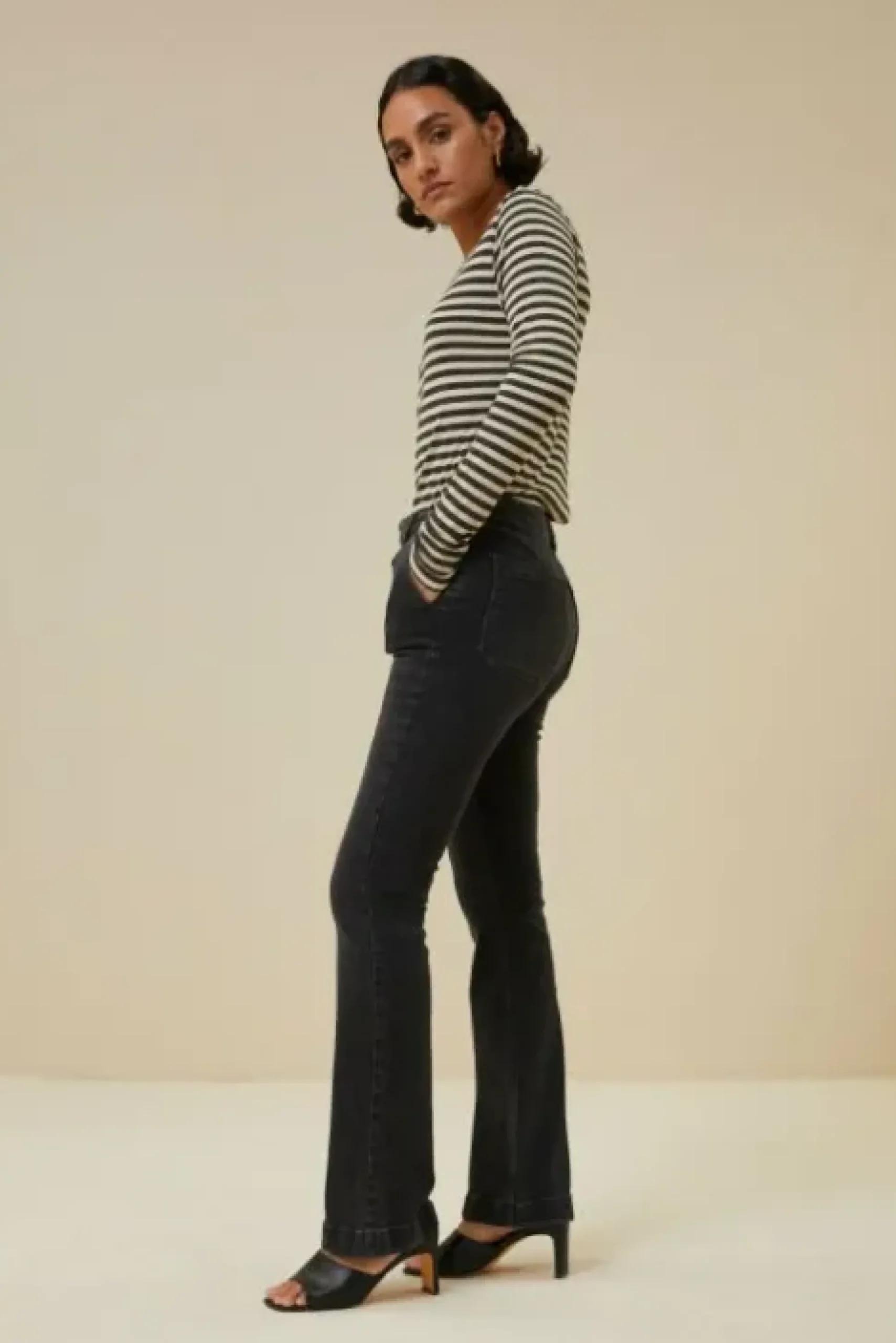 By bar Pantalon<leila lb pant | jet black