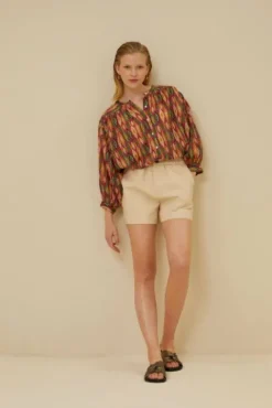 By bar Combinaisons<leon twill short | grain