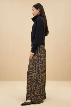 By bar Jupes<lien painting skirt | painting print