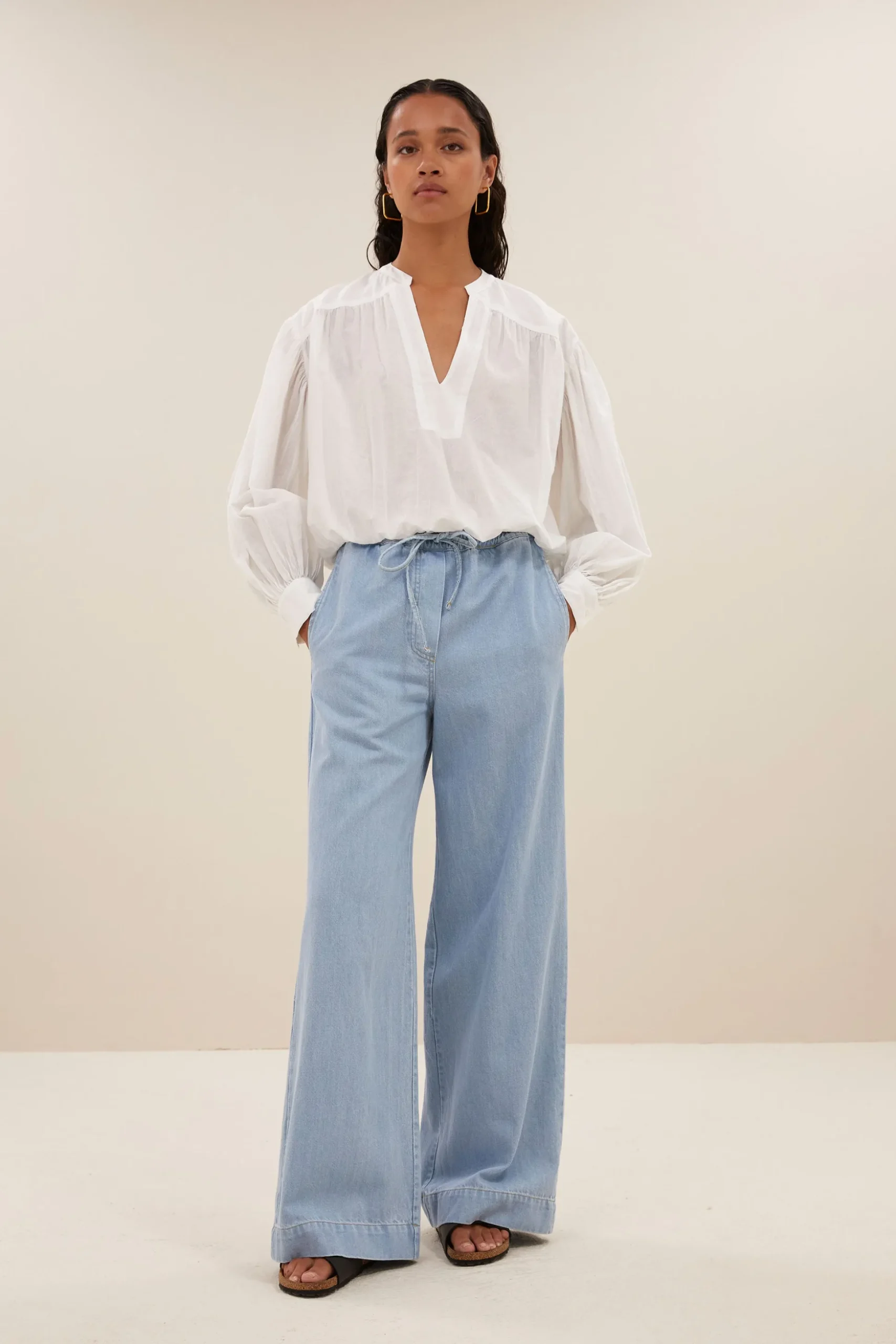 By bar Chemisiers<linn blouse | off white
