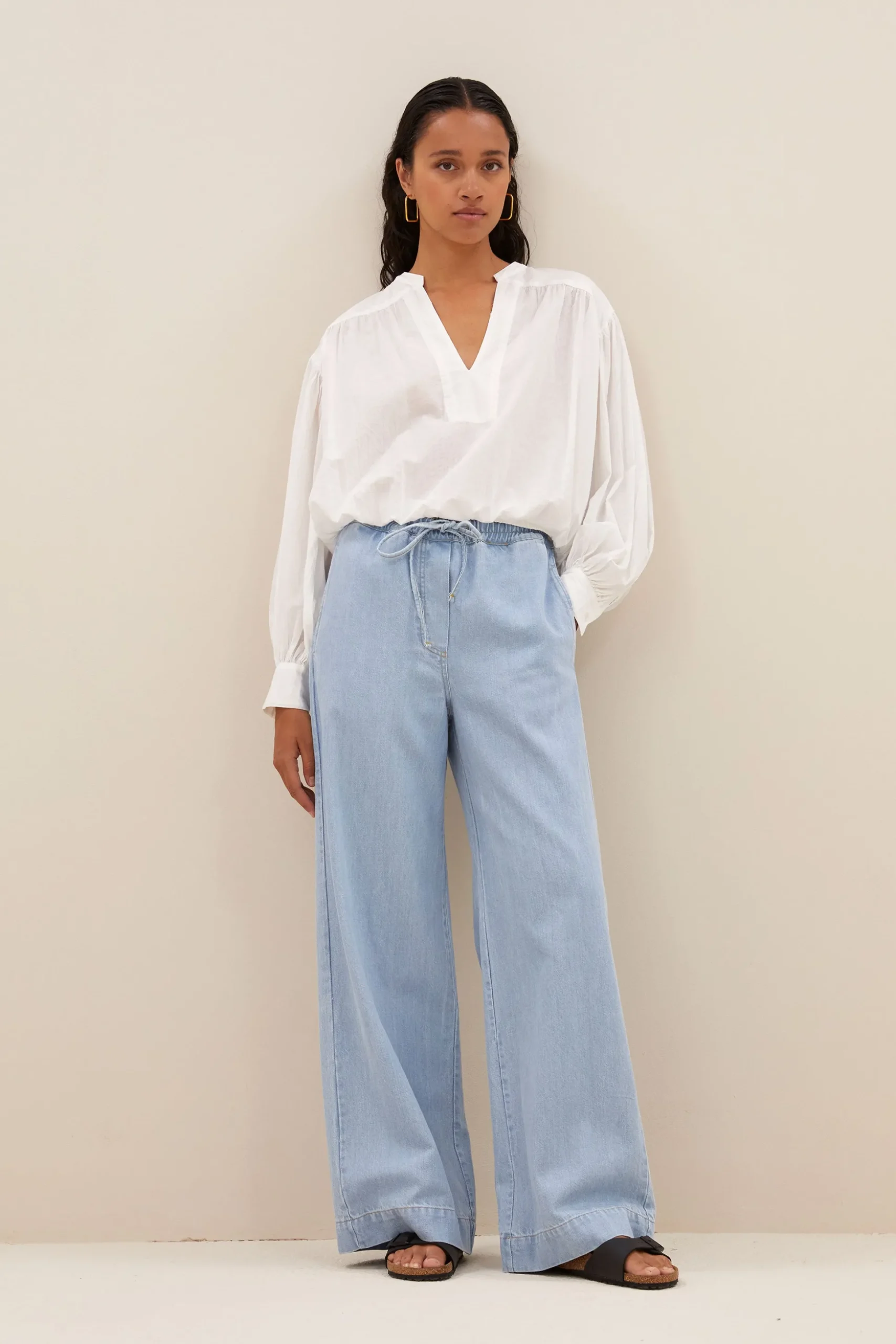 By bar Chemisiers<linn blouse | off white