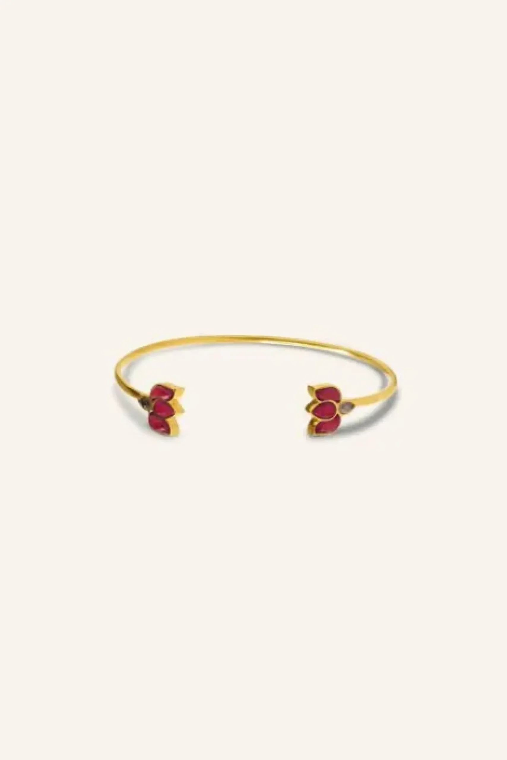 By bar Bijoux<lotus bracelet | ruby