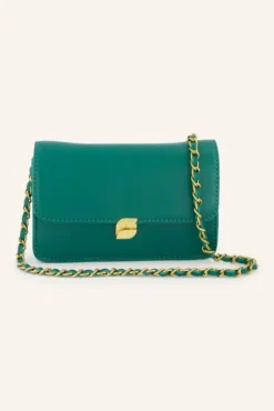 By bar Sacs<loua leather bag | peacock green