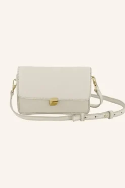 By bar Sacs<loua leather bag | pearl