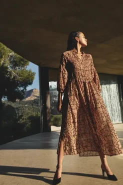 By bar Robes<loulou anika dress | anika print
