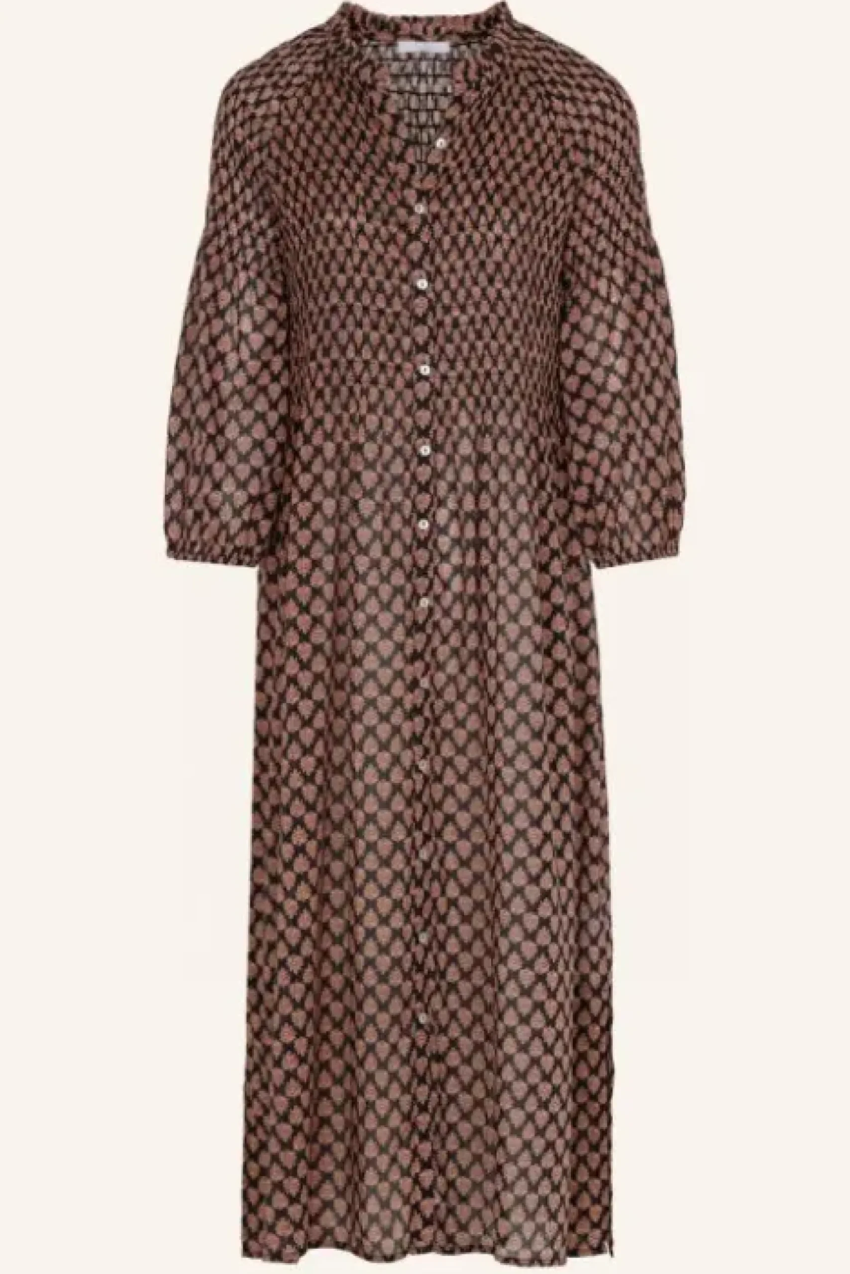 By bar Robes<loulou leaf dress | leaf print