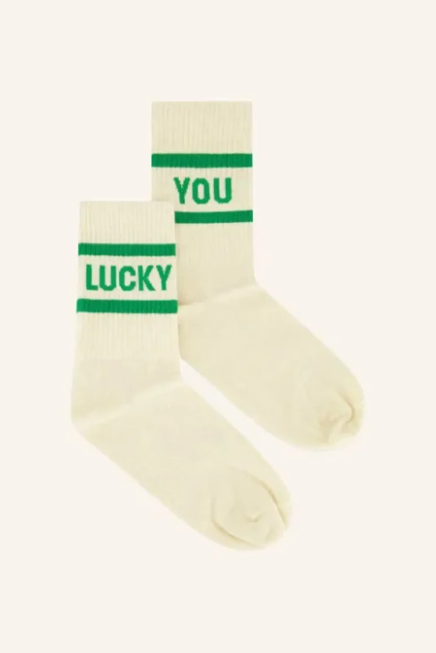 By bar Chaussettes<lucky you socks | spring green