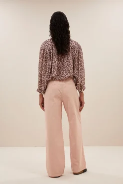 By bar Chemisiers<lucy cheetah blouse | pink cheetah print