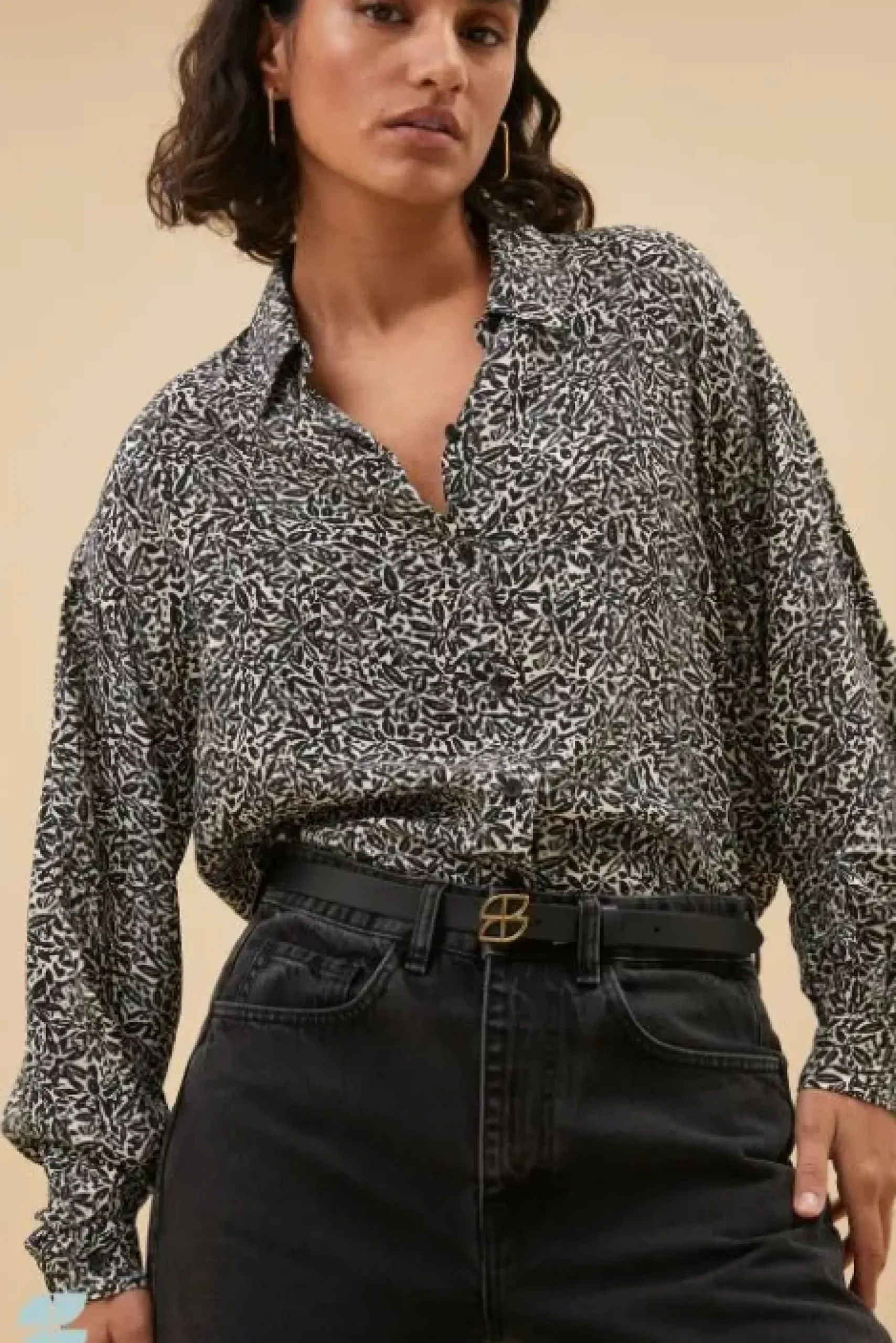 By bar Chemisiers<lykke calm flower blouse | calm flower print